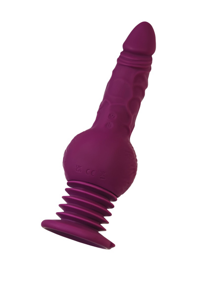 Мини секс-машина Striker с пультом ДУ, MotorLovers by TOYFA, силикон, фиолетовый, 23.5 см_3