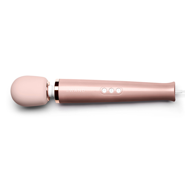 Проводной вибромассажер розовое золото le WAND Rose Gold с 10-ю скоростями_3