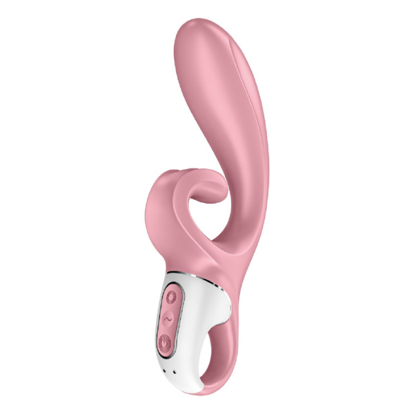 Вибратор-кролик Satisfyer Hug me, розовый_1
