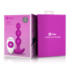 Анальные премиум-бусы с 2 моторами B-Vibe Triplet Anal Beads FUCHSIA_5