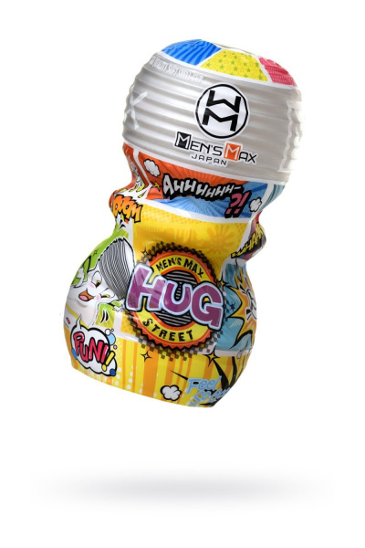 Мастурбатор нереалистичный, HUG STREET, MensMax, TPE, белый, 16 см_1