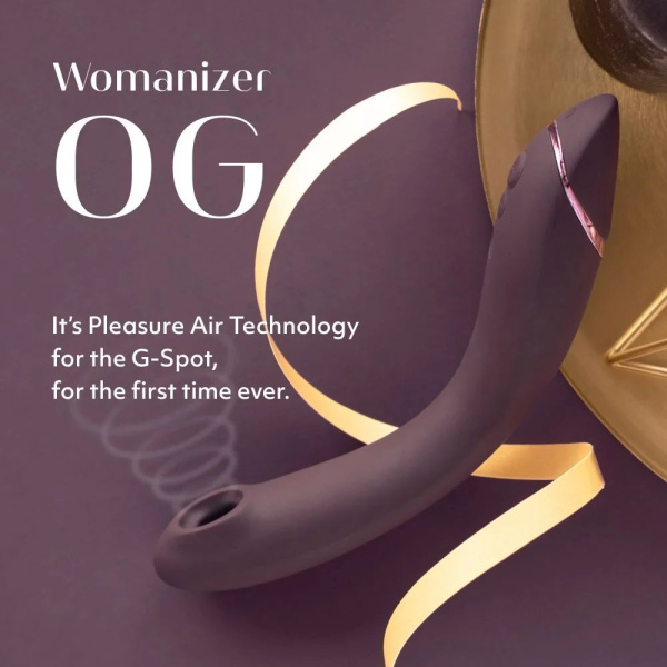 Стимулятор G-точки Womanizer OG c технологией Pleasure Air и вибрацией фиолетовый_2