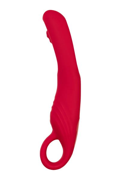 Стимулятор с двигающимся язычком Flovetta BEGONIA, силикон, розовый, 18.5 см_5