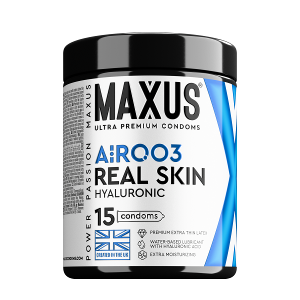 Презервативы MAXUS 003 с железным кейсом, гладкие, экстратонкие, с гиалуроновой кислотой, 15 шт_3