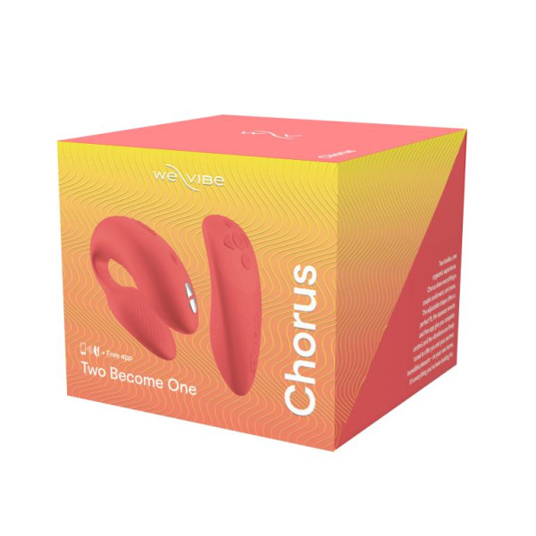 Сенсорный вибромассажер для пар We-Vibe Chorus Crave Coral_3