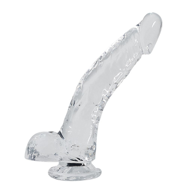 Фаллоимитатор на присоске Stallion Jelly Dildo прозрачный_2