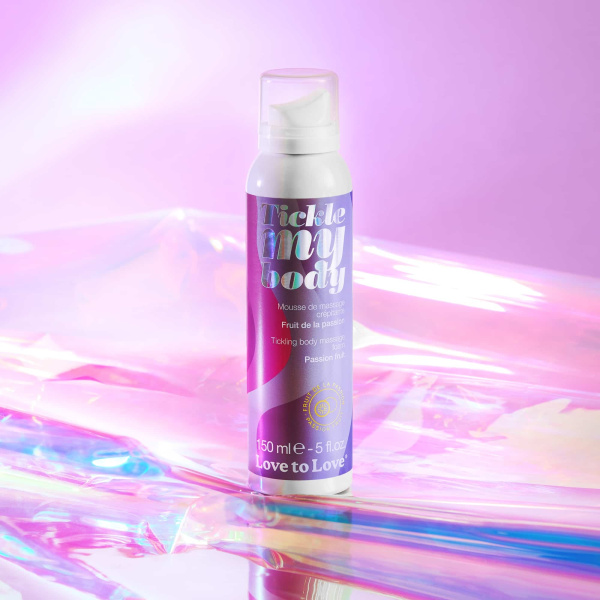 Массажная хрустящая пенка Love to Love TICKLE MY BODY Маракуйя 150мл_4