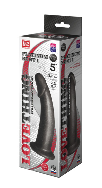 Насадка универсальная platinum bent 1, l 135 мм, d 35 мм цвет чёрный арт. 137504_1