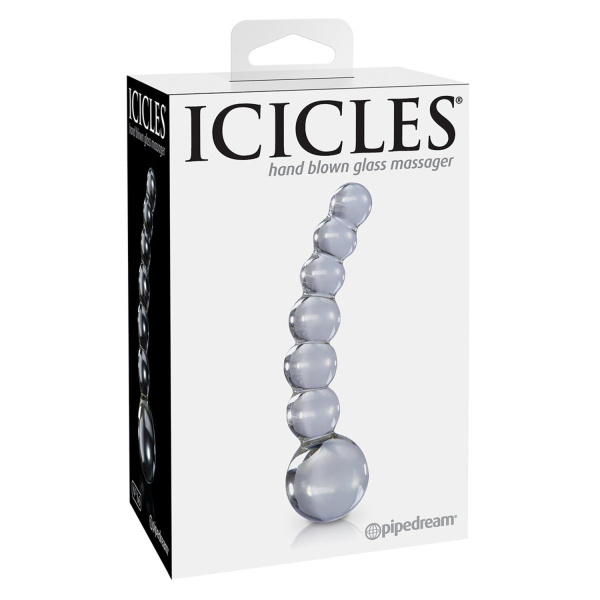 Стеклянный стимулятор Icicles No. 66 - Clear_1