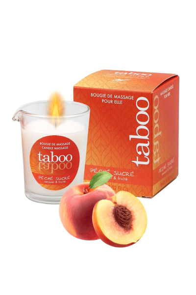 Массажное аромамасло для женщин RUF Taboo Сладкий грех (Pche sucre), нектарин, 60 гр._4
