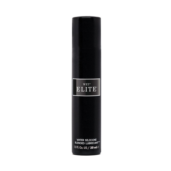 Водно-силиконовый лубрикант WET® Elite™ Black 30 мл_1