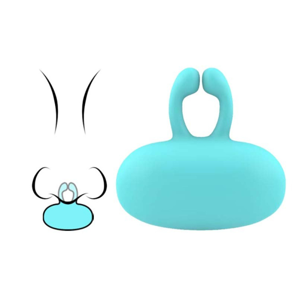 Вибростимулятор для орального секса, Youvic бирюзовый_3