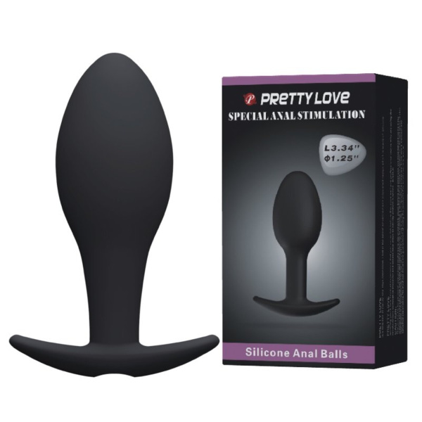 Анальная пробка силиконовая_1