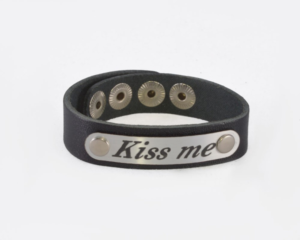 БРАСЛЕТ KISS ME кожа артикул 33540 КМ_2