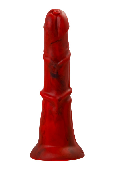 Вибратор Black&Red by TOYFA Monster Rex, силикон, красно-черный, 24.5 см_3