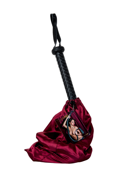 Кнут Плеть TOYFA Theatre кожаный, cерый, 1,75 м_4