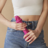 Реалистичный фаллоимитатор с подвижной кожей Strap-on-me SLIDING SKIN Medium на присоске, фуксия_5