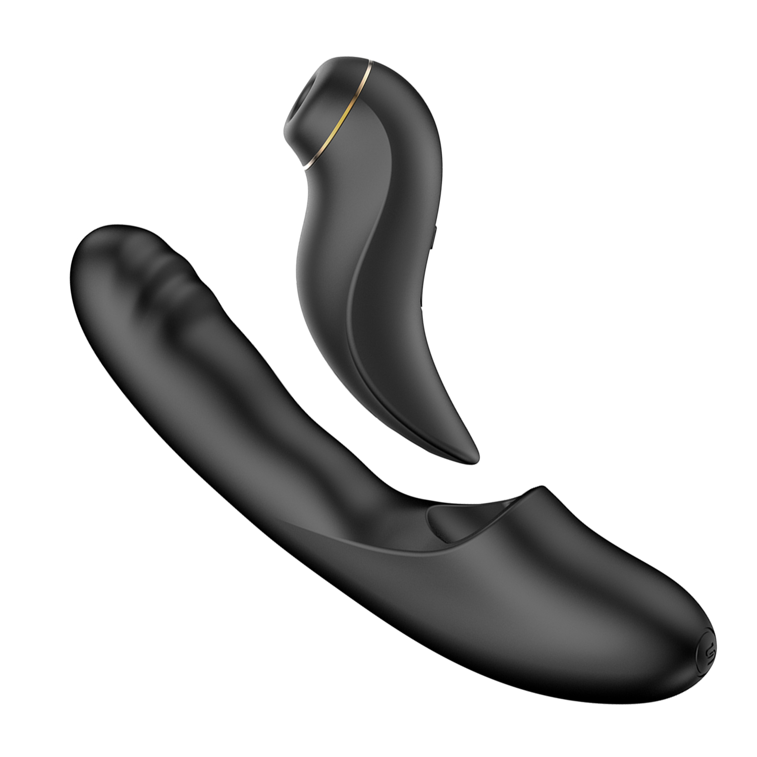 Вибратор с возвратно-поступательными движениями, вакуумом и приложением BeYourLover Fatima, черный_7