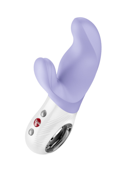 Вибратор с клиторальным стимулятором Fun Factory MiSS BI, силикон, сиреневый, 17 см_2