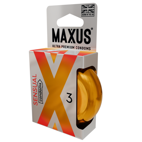 Презервативы MAXUS Sensual, анатомические, 3 шт_2