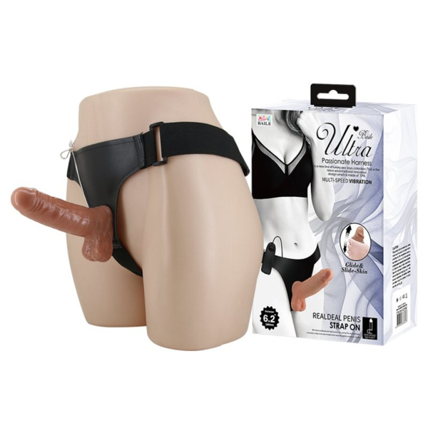 Страпон на трусиках с вибрацией Ultra Passionate Harness_1