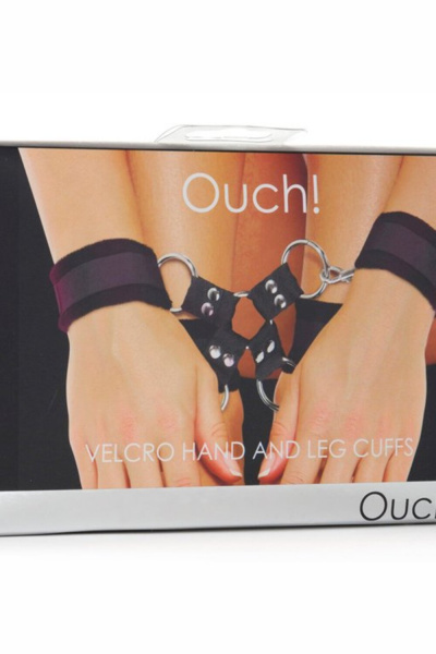 Крестообразные наручники (оковы, фиксаторы) для рук и ног Velcro hand and leg cuffs_1