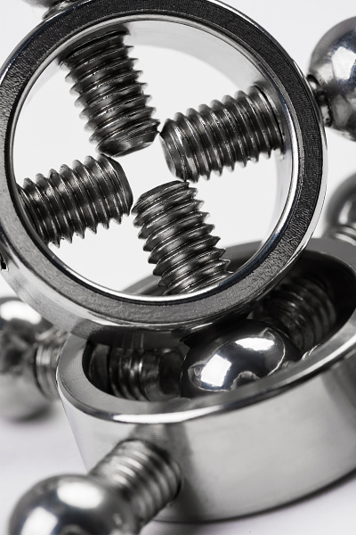 Зажимы для сосков Metal by TOYFA, металл, серебряные, 2,6 см (2 шт)_5