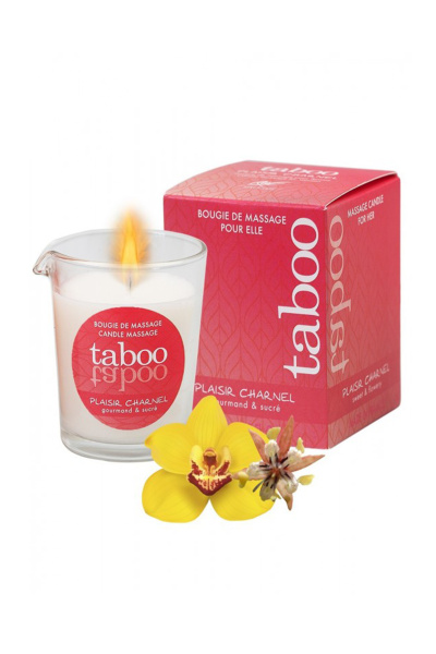 Массажное аромамасло для женщин RUF Taboo Плотское удовольствие(Plaisir charnel), цветок какао, 60мл_5