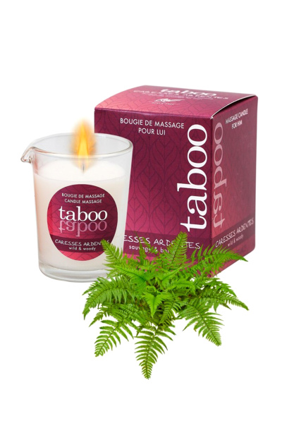 Массажное аромамасло для мужчин RUF Taboo Пылкие ласки (Сaresses ardentes), аромат папоротник, 60 мл_6