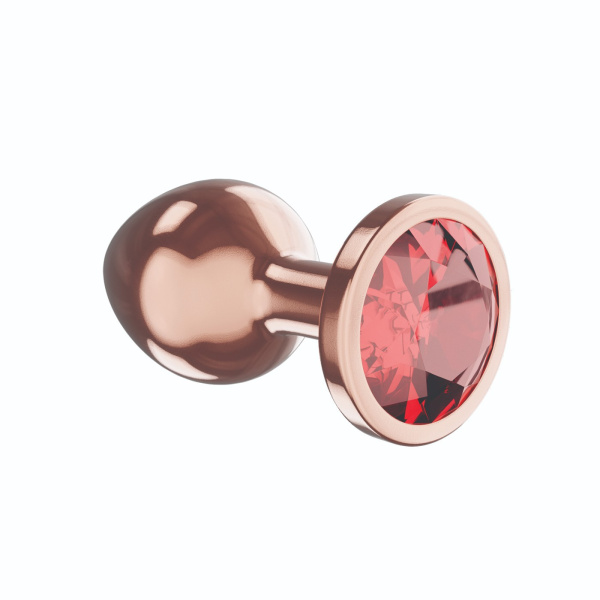 Анальная Пробка Diamond Ruby Shine S Розовое Золото_1