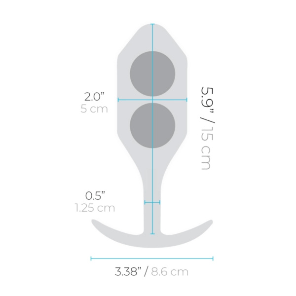 Профессиональная пробка для ношения B-vibe Snug Plug 5_1