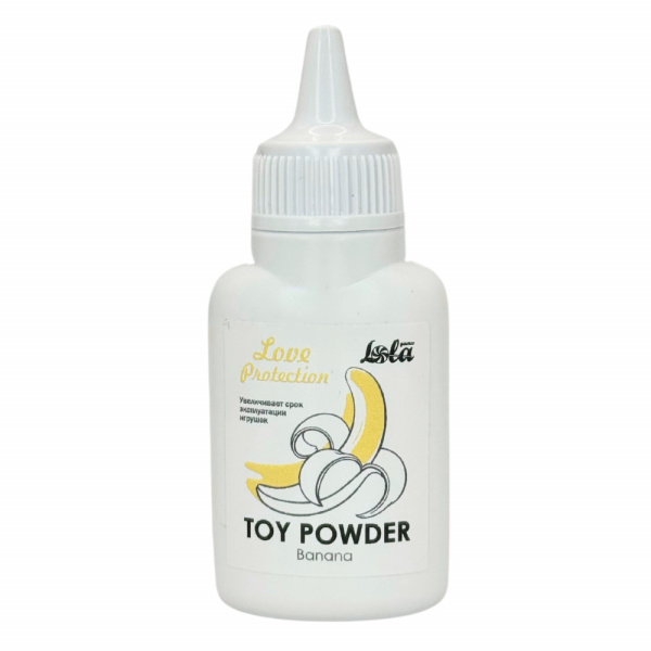Пудра для игрушек ароматизированная Love Protection Banana 15_1