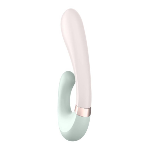 Вибратор-кролик Satisfyer Heat Wave с функцией нагрева, мятный_2