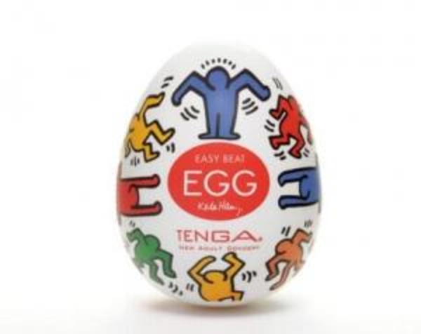TENGA&Keith Haring Egg Мастурбатор яйцо Dance_1