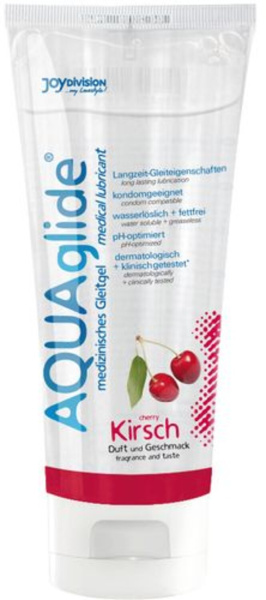 JoyDivision AQUAglide 100мл Гель смазка со вкусом вишни_1