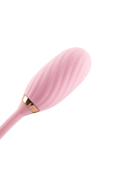 Виброяйцо и вакуумный стимулятор 2 в 1 OTOUCH Louis Vibrate, силикон, розовый, 13,8 см_4