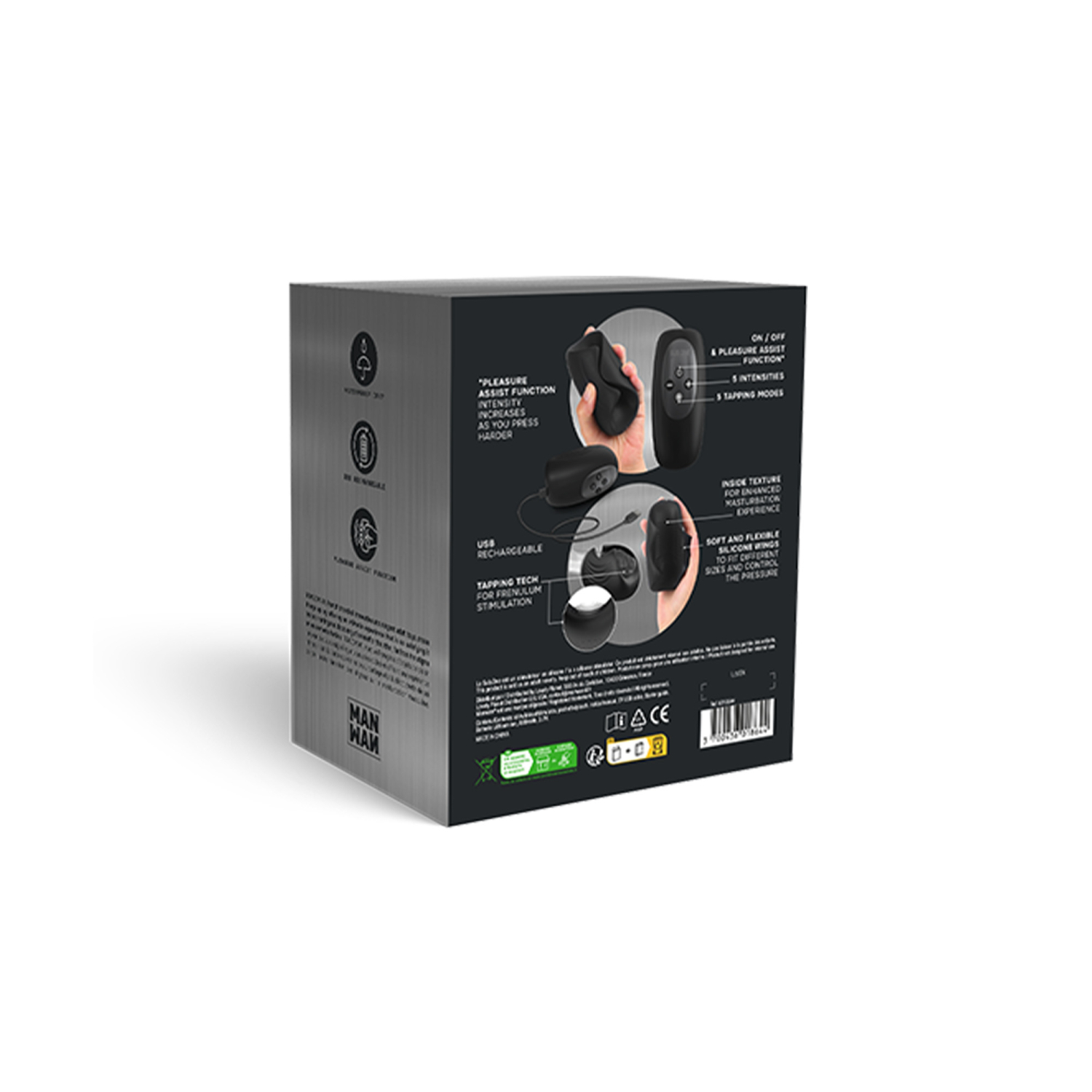 Мастурбатор Manwan SUB ONE - INFINITE BLACK_10