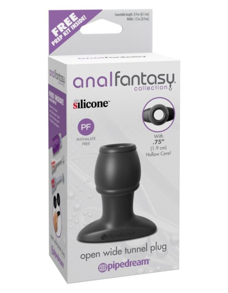 Анальная пробка с тоннелем Anal Fantasy Collection Open Wide Tunnel Plug_1