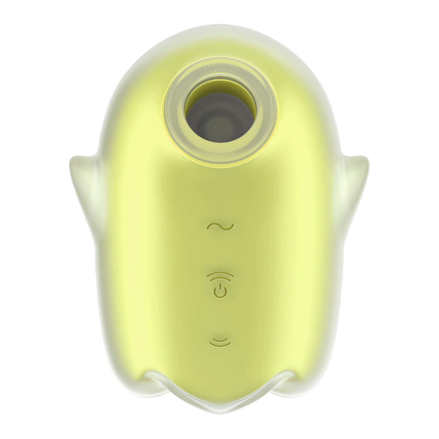 Светящийся вакуумный стимулятор Satisfyer Glowing Ghost, желтый_4
