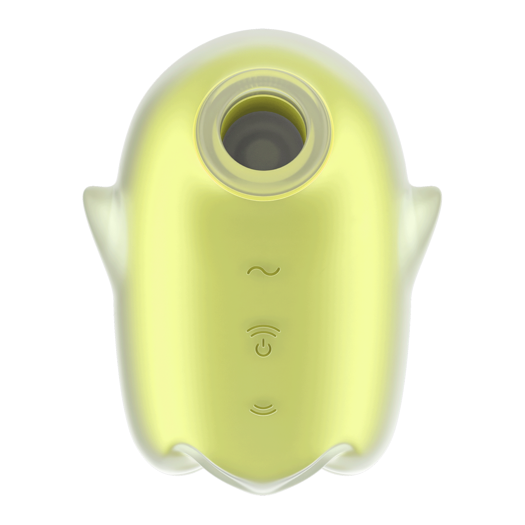 Светящийся вакуумный стимулятор Satisfyer Glowing Ghost, желтый_4
