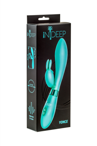 Вибратор Indeep Yonce Turquoise_1