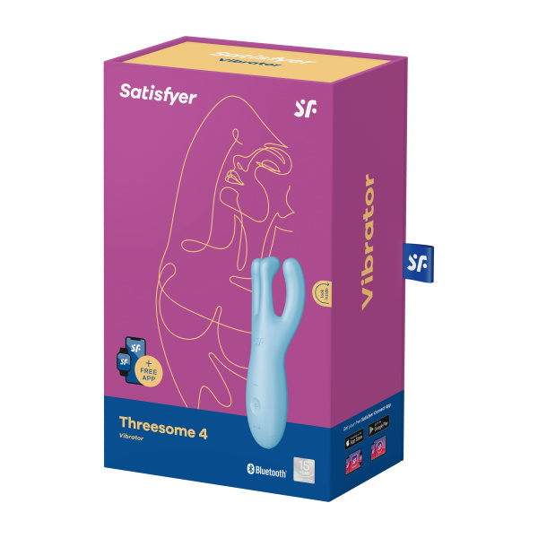 Вибромассажер Satisfyer Threesome 4 для стимуляции клитора и сосков_1