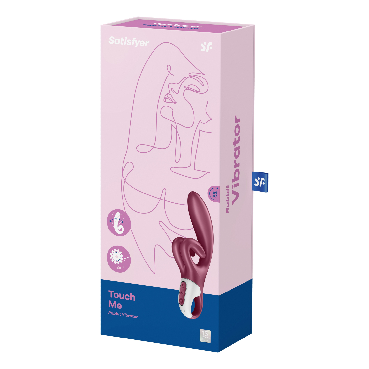Вибратор-кролик Satisfyer Touch me, красный_7