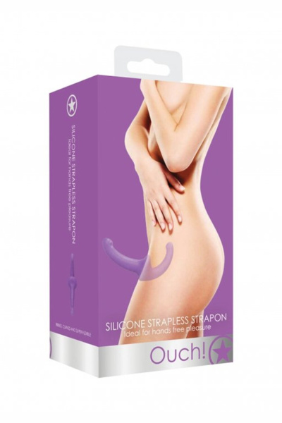 Безремневой страпон Silicone Strapless Strapon_1