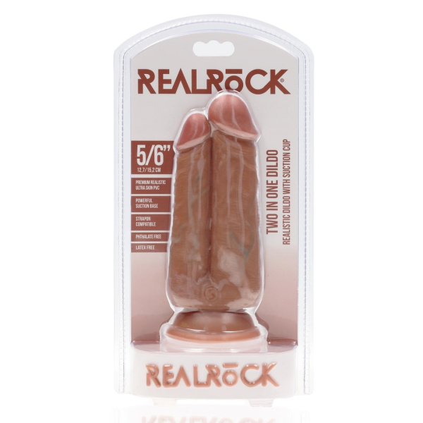 Двойной фалоимитатор из ПВХ Two in One Dildo 5"/6" - 12,7/15,2 cm_2
