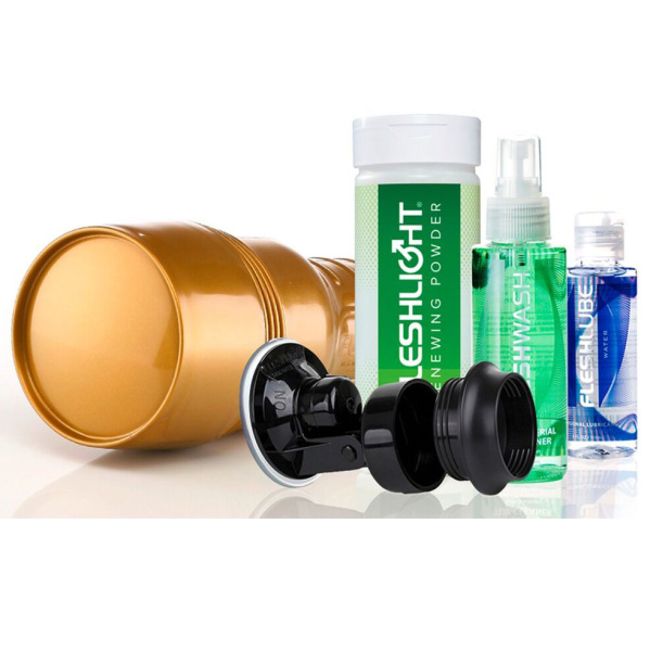 Набор Fleshlight Stamina Training Unit: мастурбатор, крепление, смазка, порошок, очиститель_5