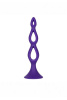 Анальная елочка Silicone Triple Probe, синяя_3