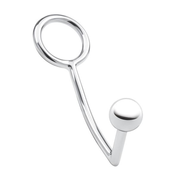 Кольцо на пенис с анальным щаром Stainless Steel Anal Hook & Cock Ring_3