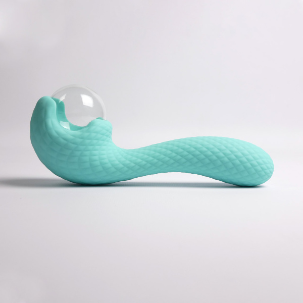 Вибромассажёр с деликатными токами Youvic, синий_3