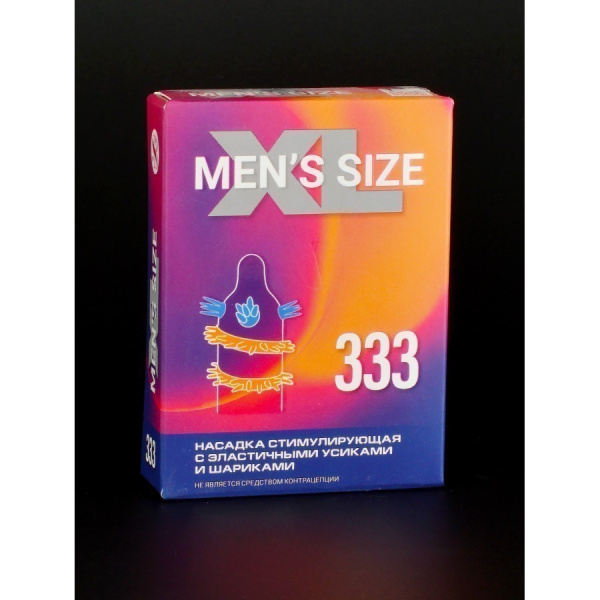 НАСАДКА СТИМУЛИРУЮЩАЯ SITABELLA MEN SIZE 333 арт. 1445_3